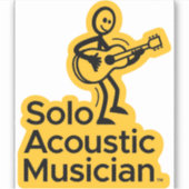 SAM Logo Custom Cut 4"x4" Aufkleber (Vorderseite)