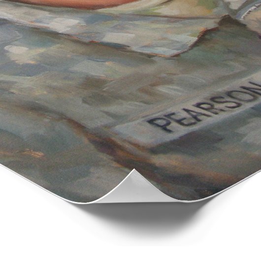 Sam Pearson Porträt Poster (Ecke)