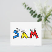 Sam Postkarte (Stehend Vorderseite)