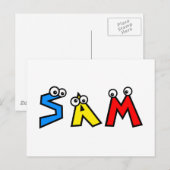 Sam Postkarte (Vorne/Hinten)