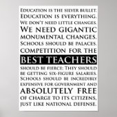 Sam Seaborn Bildung spricht über den Westen Poster (Vorne)