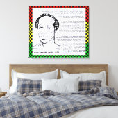 Sam Sharpe Jamaican Hero Leinwanddruck (Insitu (Schlafzimmer))