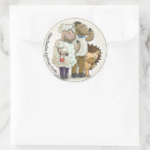 Sam the Igel - Aufkleber Nr. 1 (Tasche)