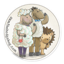 Sam the Igel - Aufkleber Nr. 1