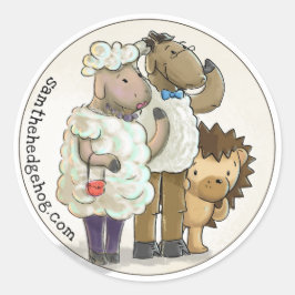 Sam the Igel - Aufkleber Nr. 1