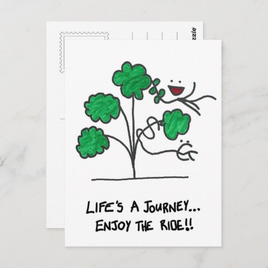 Sam the Igel - Johnny's Postcard #3 Postkarte (Vorne/Hinten)