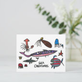 Sam the Igel - Johnny's Postcard #4 Postkarte (Stehend Vorderseite)