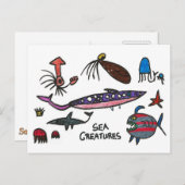 Sam the Igel - Johnny's Postcard #4 Postkarte (Vorne/Hinten)