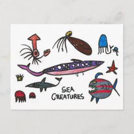 Sam the Igel - Johnny's Postcard #4 Postkarte