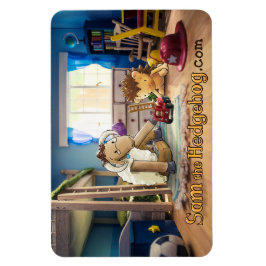 Sam the Igel - Kühlschrankmagnet Magnet