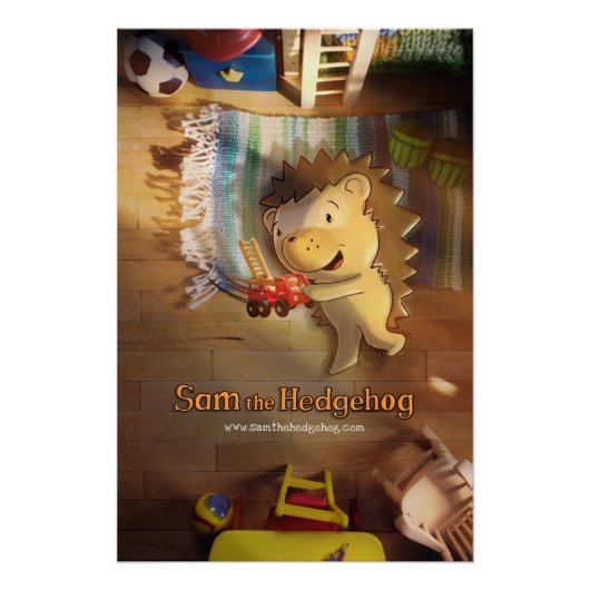 Sam The Igel Poster (Vorderseite)