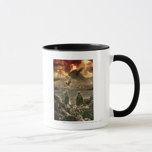 Sam und FRODO™ nähern sich dem Untergang des Berge Tasse (Rechts)