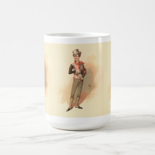 Sam Weller von Kyd von Dickens The Pickwick Papers Kaffeetasse (Mittel)