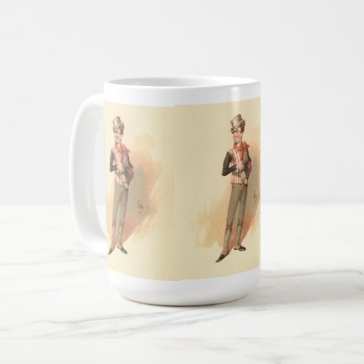 Sam Weller von Kyd von Dickens The Pickwick Papers Kaffeetasse (Vorderseite Links)