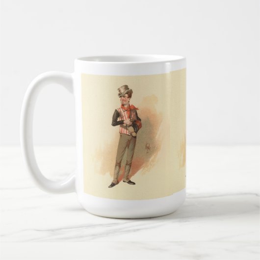Sam Weller von Kyd von Dickens The Pickwick Papers Kaffeetasse (Links)