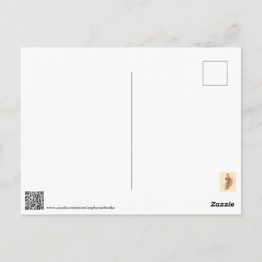 Sam Weller von Kyd von Dickens The Pickwick Papers Postkarte (Rückseite)