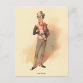 Sam Weller von Kyd von Dickens The Pickwick Papers Postkarte (Vorderseite)