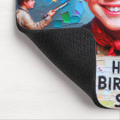 SAM ~ Zany Cowboy BIRTHDAY Geschenk ~ Mousepad (Ecke)