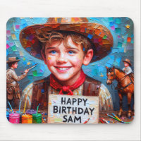 SAM ~ Zany Cowboy BIRTHDAY Geschenk ~