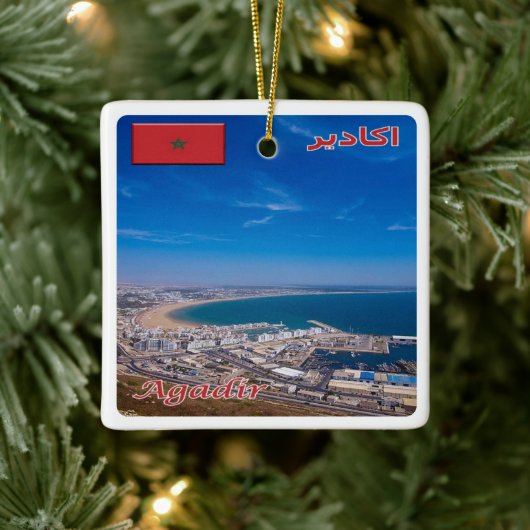 SAMA026 AGADIR, Marokko, Keramikornament (Baum)