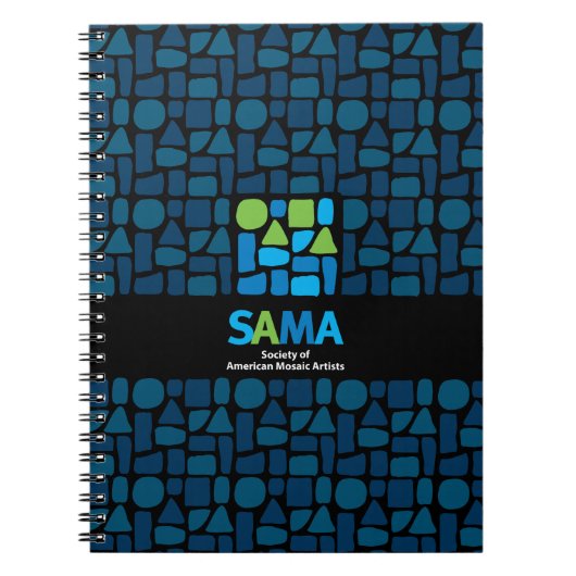 SAMA-Notizbuch-Zeitschrift - Mosaik-Kunst Notizblock (Vorderseite)