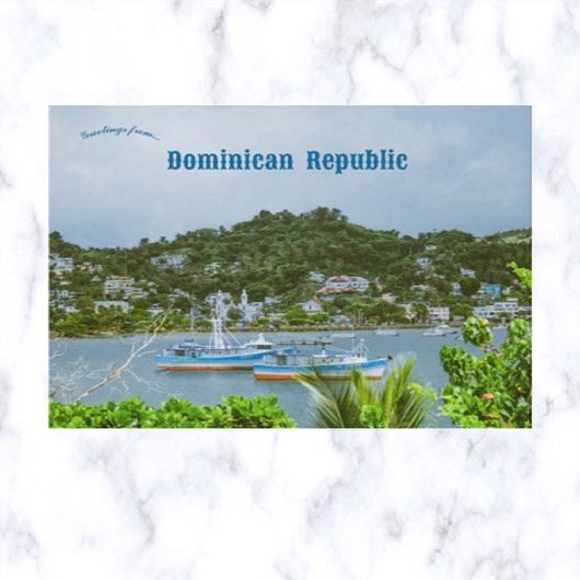Samana Dominikanische Republik Postcard Postkarte