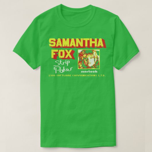 SAMANTHA FOX POKER T-Shirt (Design vorne)