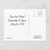 Samantha & Gary 2010 Las Vegas WEDDING Ankündigungspostkarte (Rückseite)