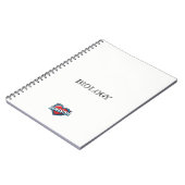 Samantha Heart White Notizblock (Linke Seite)