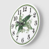 Samantha Lily 2 Große Wanduhr (Winkel)