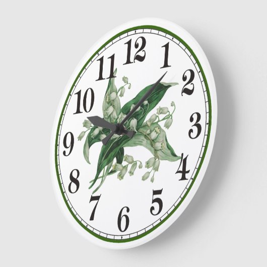 Samantha Lily 2 Große Wanduhr (Winkel)