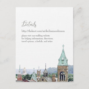 Samantha und Michael Details Einladung