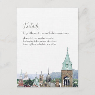 Samantha und Michael Details Einladung