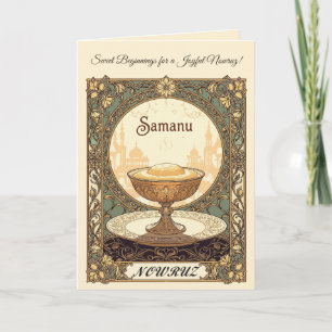 Samanu Der süße Geist des Nowruz Karte