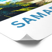 Samara Beach Costa Rica Reisen Print Poster (Ecke)