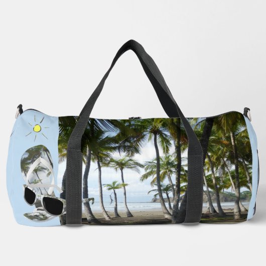 Sámara Beach Sonnenkuste. Duffle Bag (Vorderseite)