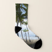 Sámara Beach überall über Printsocken Socken (Rechts - Außen)