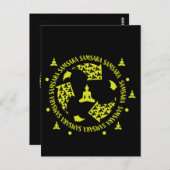 Samara Buddhist Nirvana Buddhismus Postkarte (Vorne/Hinten)