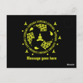 Samara Buddhist Nirvana Buddhismus Postkarte (Rückseite)