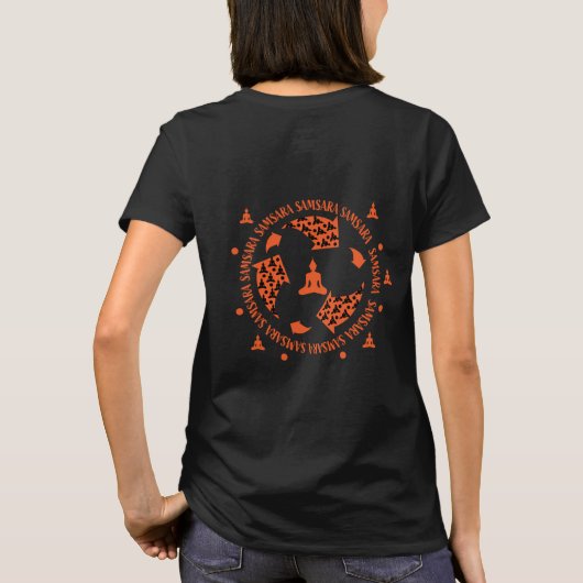 Samara Buddhist - Nirvana-Buddhismus T-Shirt (Rückseite)