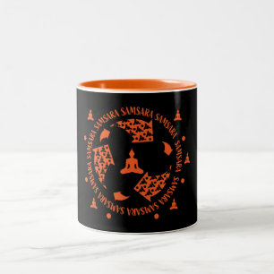 Samara Buddhist - Nirvana-Buddhismus Zweifarbige Tasse