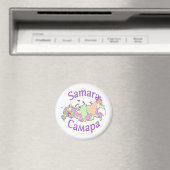 Samara City Russland Karte Magnet (In Situ (Geschirrspüler))