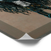 "Samara" Steampunk Cyber Fairy Poster (Ecke)