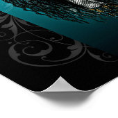 "Samara" Steampunk Cyber Fairy Poster (Ecke)