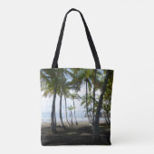 Sámara Strand ganz über Druck-Taschen-Tasche Tasche (Rückseite)