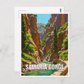 Samaria Gorge Kreta Griechenland Reisen Postkarte (Vorne/Hinten)