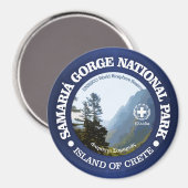 Samaria Gorge Nationalpark Magnet (Vorderseite/Rückseite)