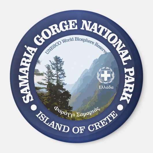 Samaria Gorge Nationalpark Magnet (Vorne)