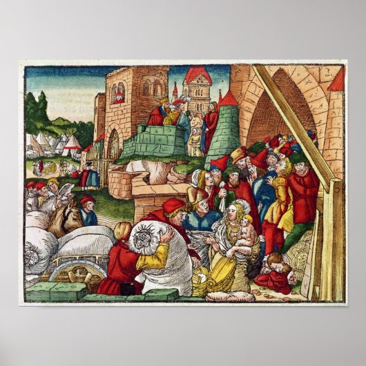 Samaria im Belagerungszustand Poster (Vorne)