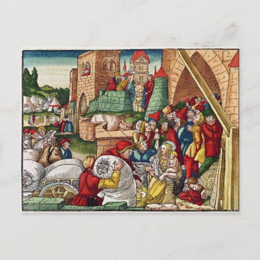 Samaria unter Belagerung Postkarte (Vorderseite)